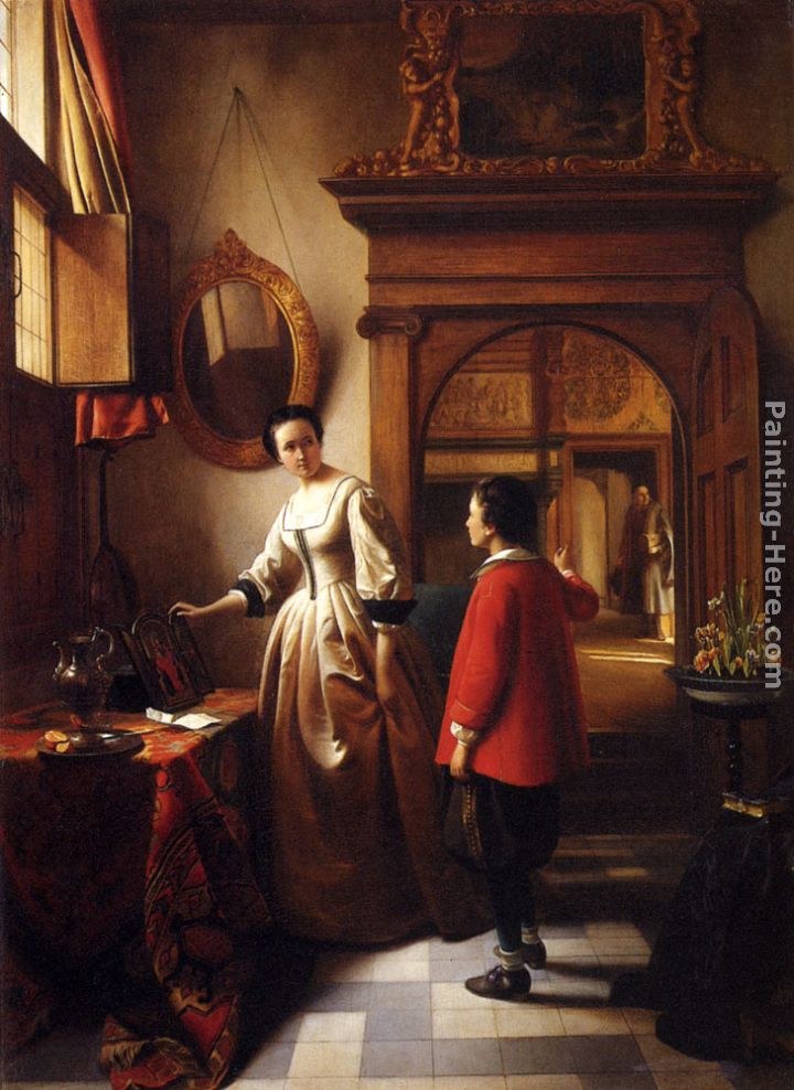 Hubertus van Hove The Guest's Arrival
